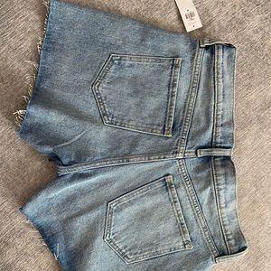 Mid-rise Banana Republic denim shorts